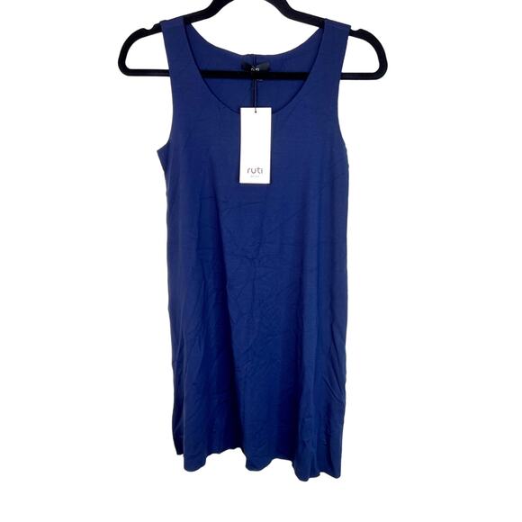 Designer RUTI Navy Nola Long Basic Tank Size 12 (Ruti Size 4) NWT - Picture 1 of 16